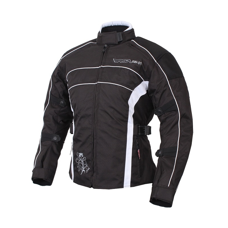 Dámská kombinéza na motorku RSA SW-01 bílá - 2 dílná výprodej