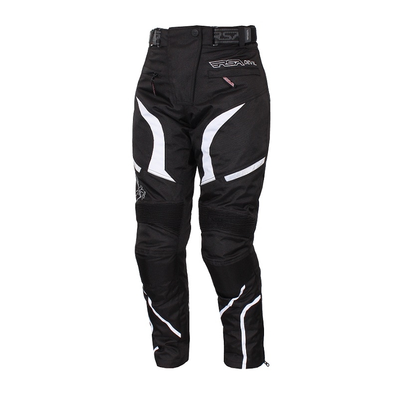 Dámská kombinéza na motorku RSA SW-01 bílá - 2 dílná výprodej