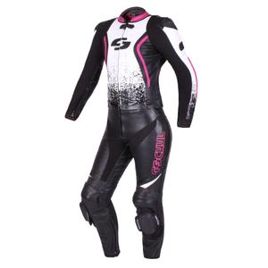 Dámská kombinéza Tschul 586 černo-bílo-růžová výprodej