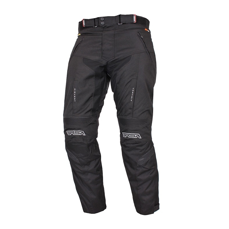 Prodloužené kalhoty na motorku RSA Racer černé