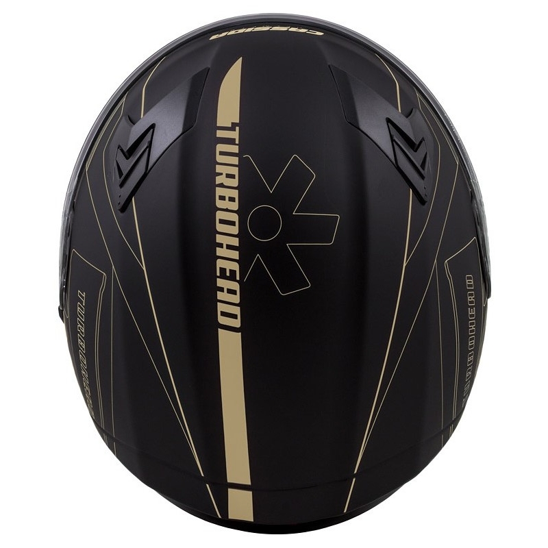 Integrální přilba Cassida Integral 3.0 Turbohead černo-zlatá