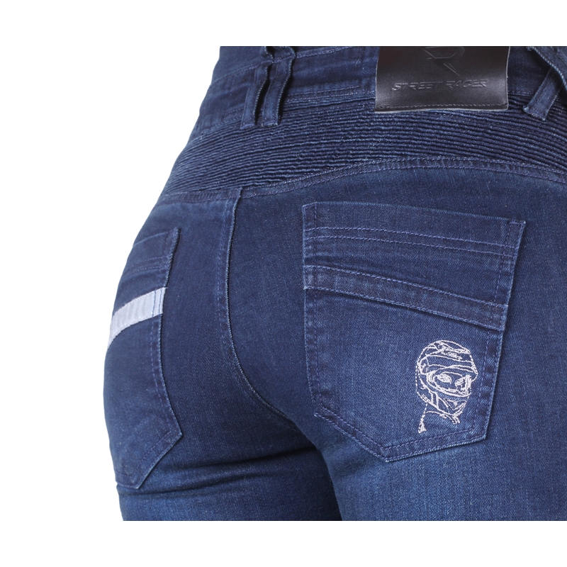 Dámské jeansy Street Racer Spike II Slim fit CE modré