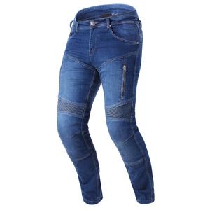 Prodloužené jeansy na motorku Street Racer Basic II CE modré