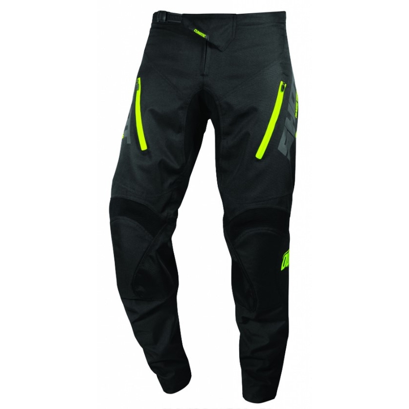 Motokrosové kalhoty Shot Climatic černo-fluo žluté výprodej