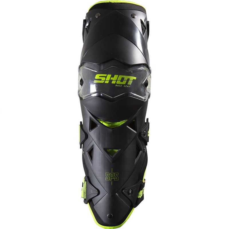 Chrániče kolen Shot Interceptor černo-fluo žluté