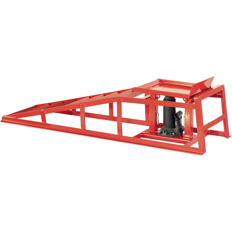 Nájezdová rampa s hydraulickým zvedákem Q-TECH