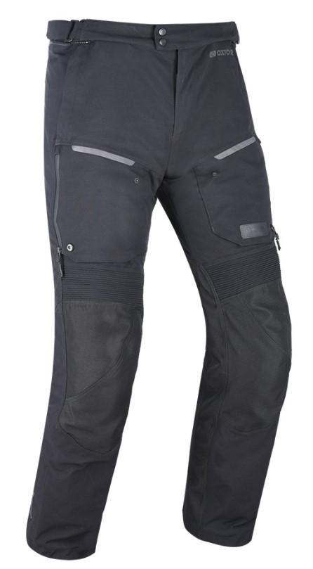 Zkrácené kalhoty na motorku Oxford Advanced Mondial černé Velikost: 4XL