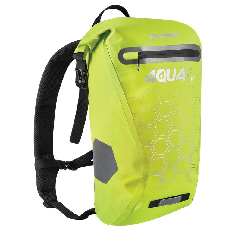 Vodotěsný batoh Oxford AQUA V12 fluo žlutý 12 l