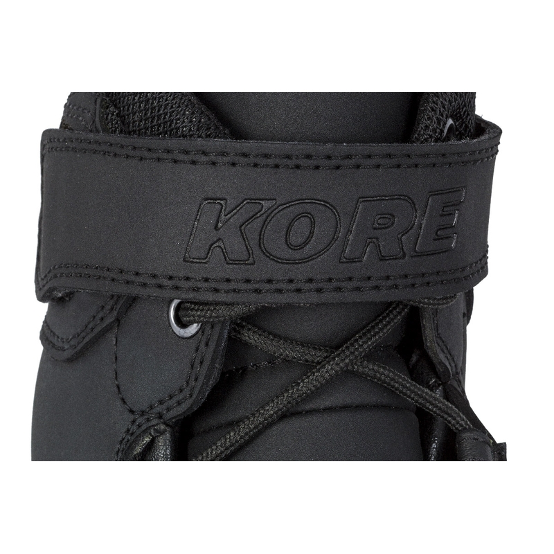 Boty na motorku Kore Velcro 2.0 černé
