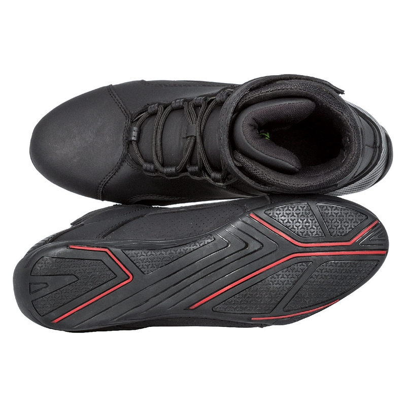 Boty na motorku Kore Velcro 2.0 černé