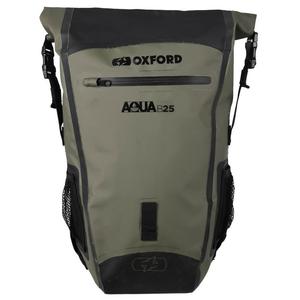 Vodotěsný batoh Oxford Aqua B25 černo-khaki zelený 25 l
