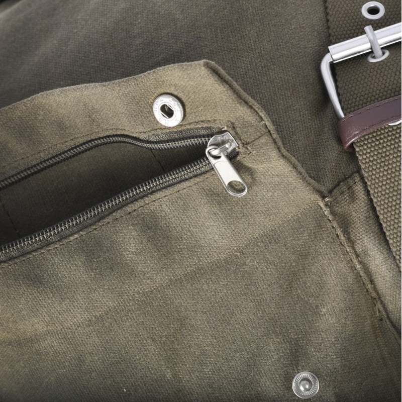 Boční brašny na motocykl Oxford Heritage khaki zelené 40l