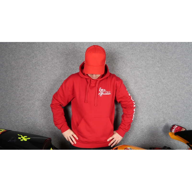 Mikina Catch me if you can červená