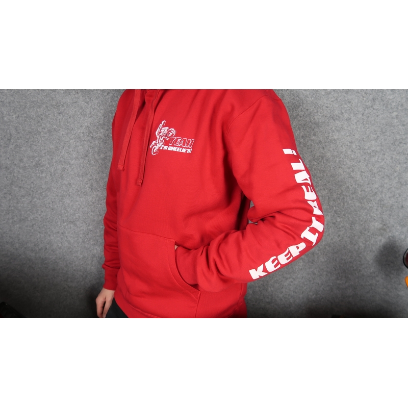 Mikina Catch me if you can červená