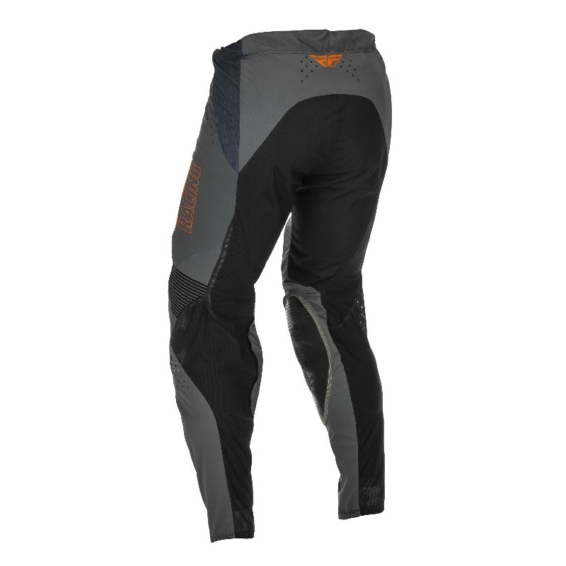Motokrosové kalhoty FLY Racing Lite 2021 šedo-oranžovo-černé