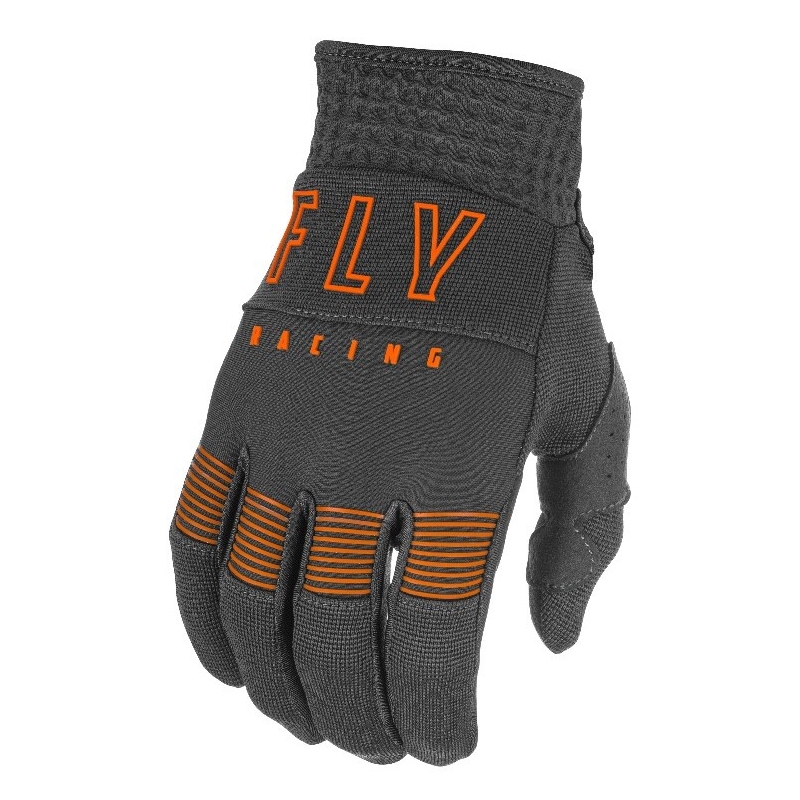 Motokrosové rukavice FLY Racing F-16 2021 šedo-oranžové