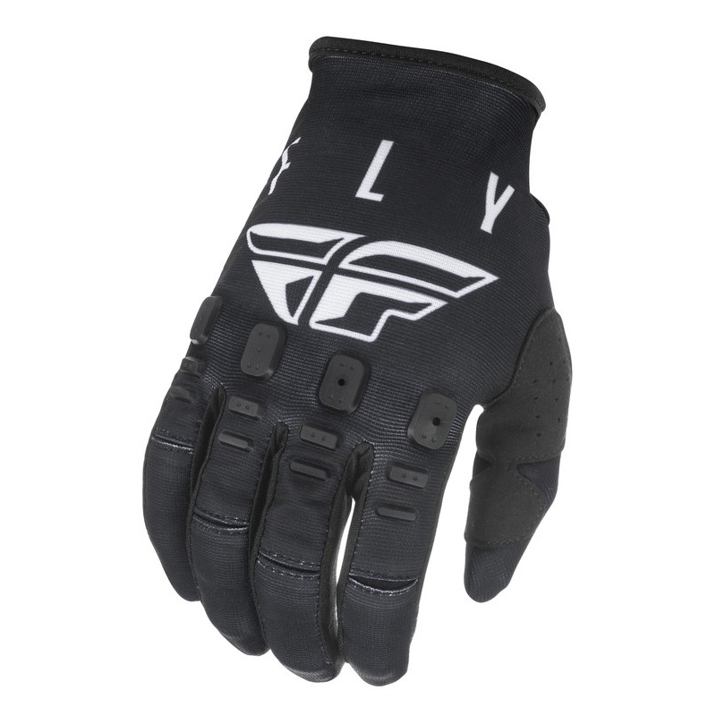 Motokrosové rukavice FLY Racing Kinetic K121 černo-bílé