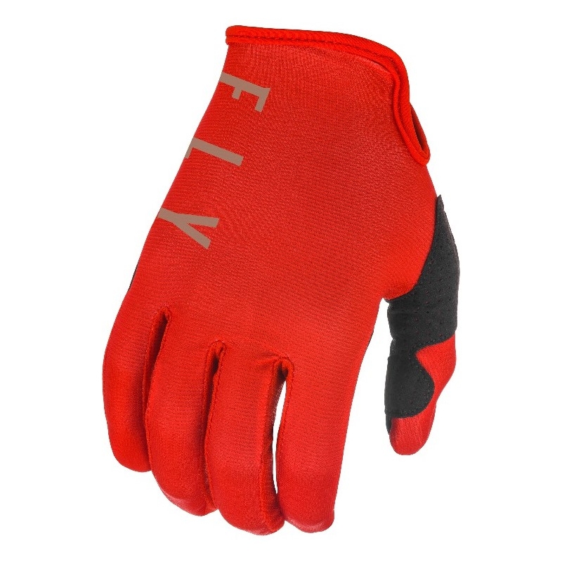 Motokrosové rukavice FLY Racing Lite 2021 červeno-zelené