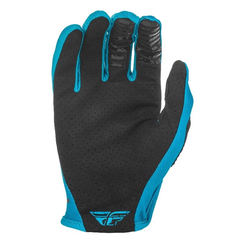 Motokrosové rukavice FLY Racing Lite 2021 modro-šedé