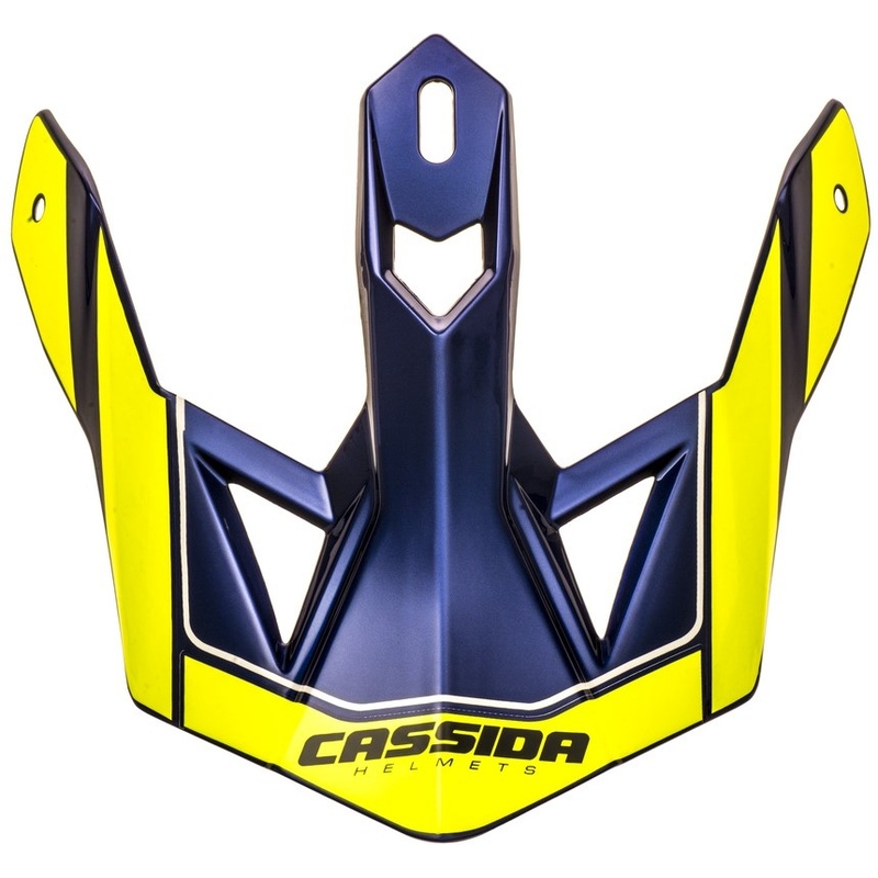 Kšilt pro přilbu Cassida Cross Pro II fluo žluto-modrý