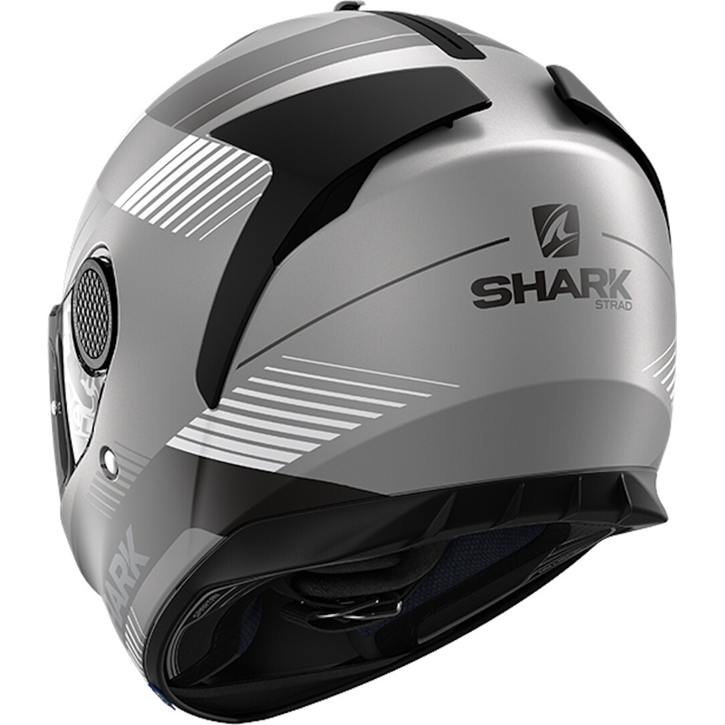 Integrální přilba SHARK SPARTAN Strad antracitovo-stříbrná