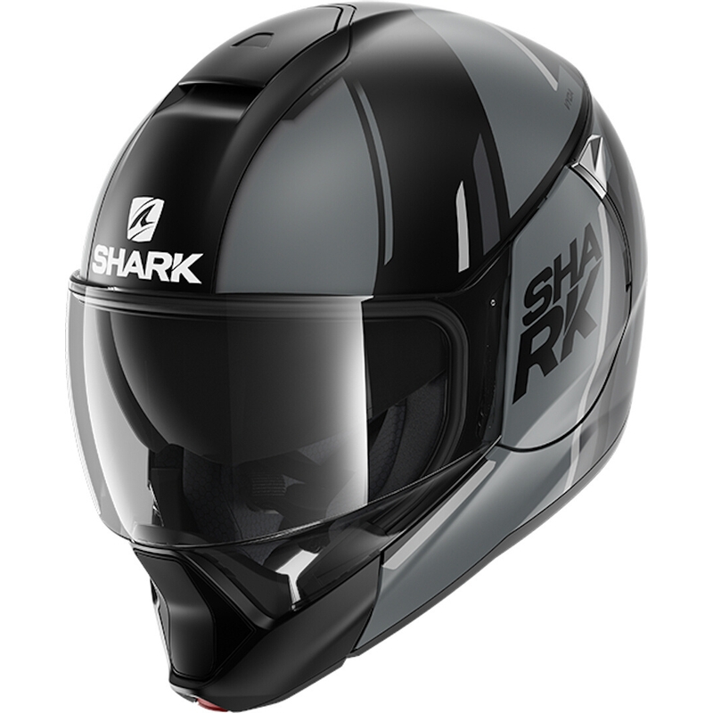 Vyklápěcí přilba SHARK EVOJET Vyda černo-šedá