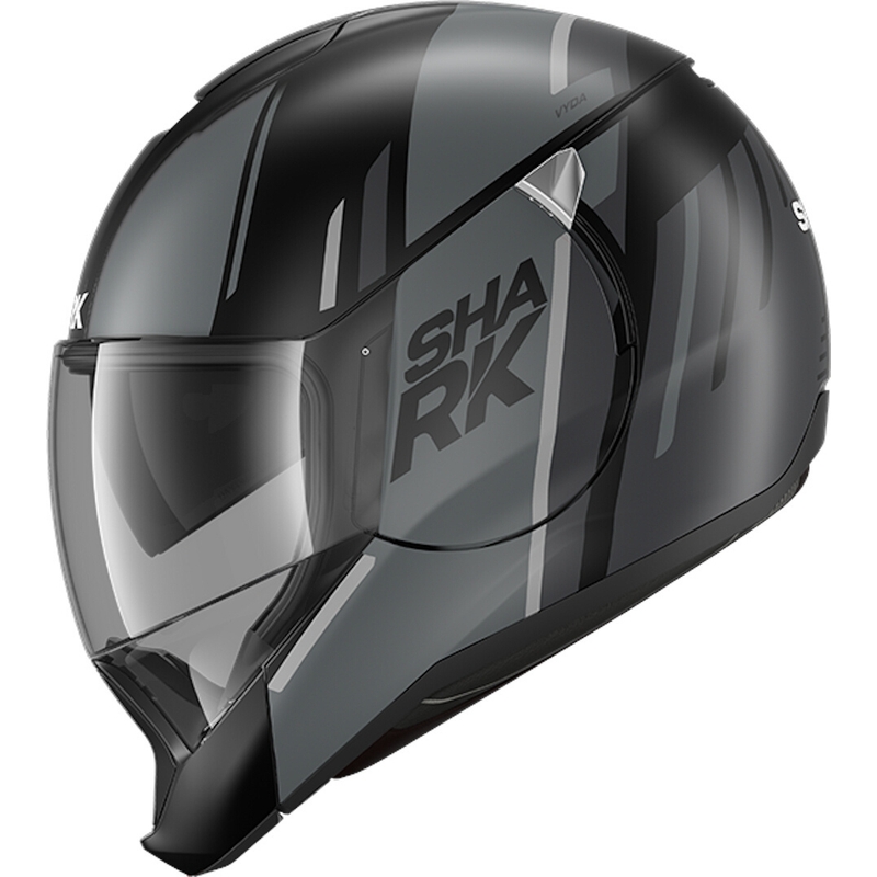 Vyklápěcí přilba SHARK EVOJET Vyda černo-šedá