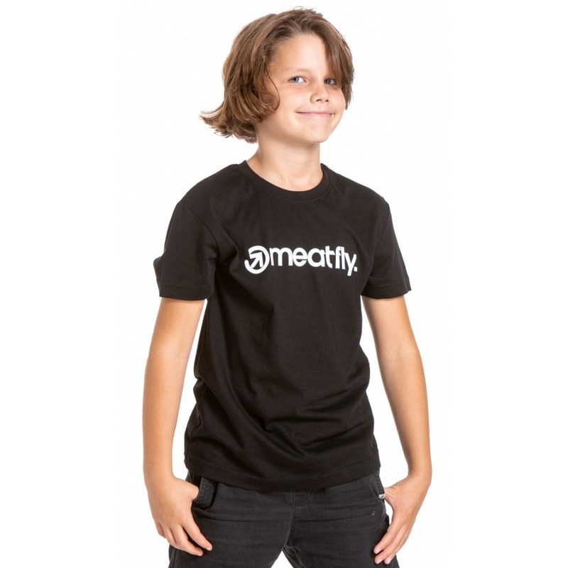 Dětské triko Meatfly Bart černé výprodej