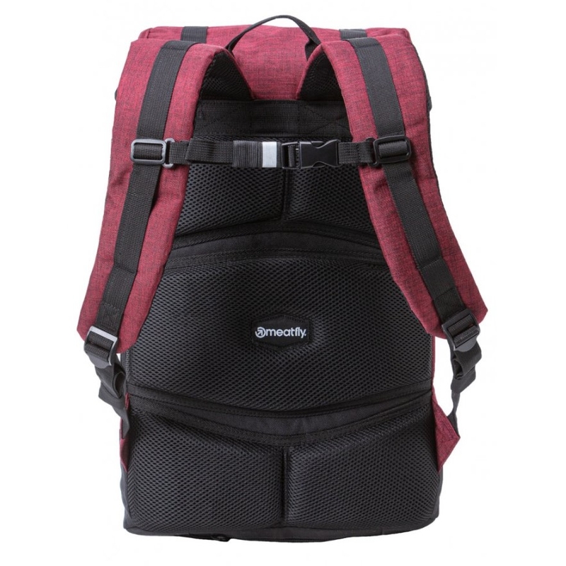 Batoh Meatfly Pioneer černo-červený