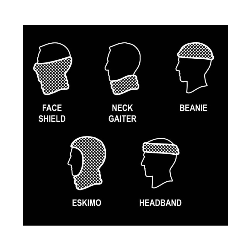 Multifunkční šátek Meatfly Tunnel Buff barevný