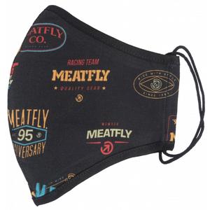 Bavlněná rouška Meatfly Fighter Badges Color výprodej