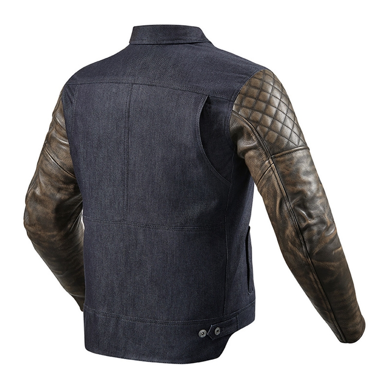 Bunda na motorku Revit Crossroads modro-hnědá výprodej