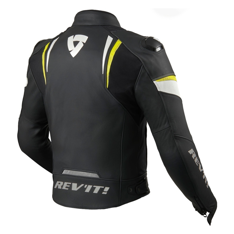 Bunda na motorku Revit Glide černo-neonově žlutá výprodej