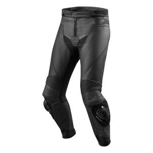Kožené kalhoty na motorku Revit Vertex GT černé výprodej