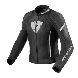 Dámská bunda na motorku Revit Xena 3 černo-bílá výprodej