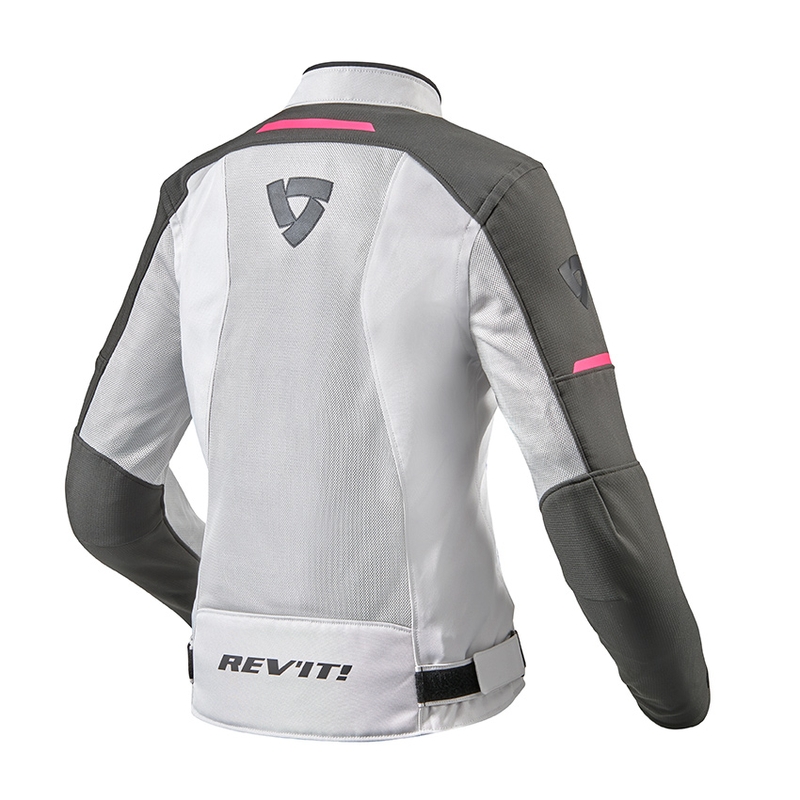 Dámská bunda na motorku Revit Airwave 3 stříbrno-růžová výprodej
