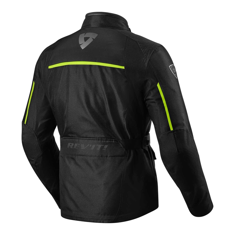 Bunda na motorku Revit Voltiac 2 černo-fluo žlutá výprodej