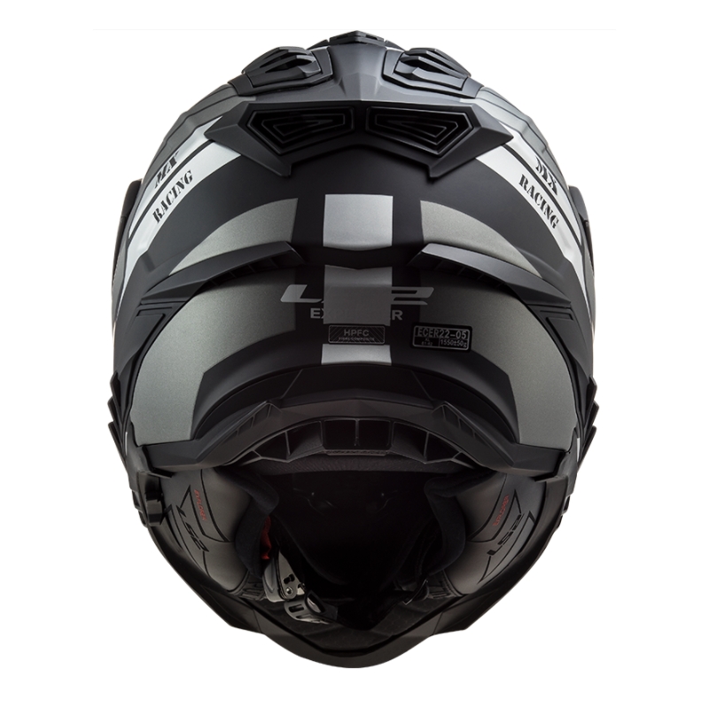 Enduro přilba LS2 MX701 Explorer Atlantis černo-šedo-bílá