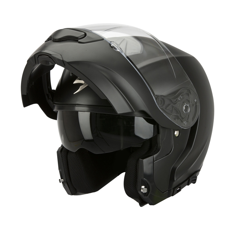Moto přilba vyklopná Scorpion EXO-3000 černá matná