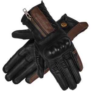 Dámské rukavice na motorku Rebelhorn Hunter černo-hnědé výprodej