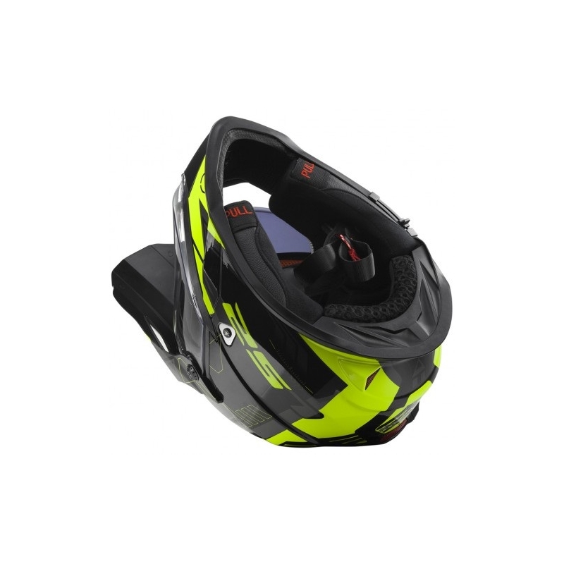 Enduro přilba LS2 MX436 Pioneer Trigger černo-žluto-titanová