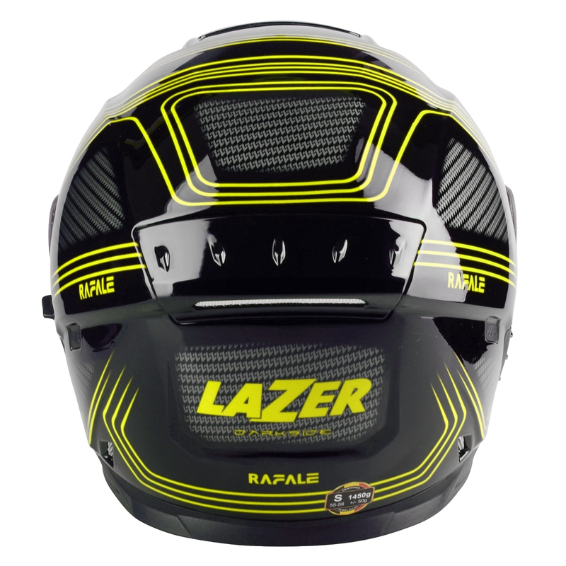 Integrální přilba na motorku Lazer Rafale EVO Darkside černo-šedo-fluo žlutá výprodej