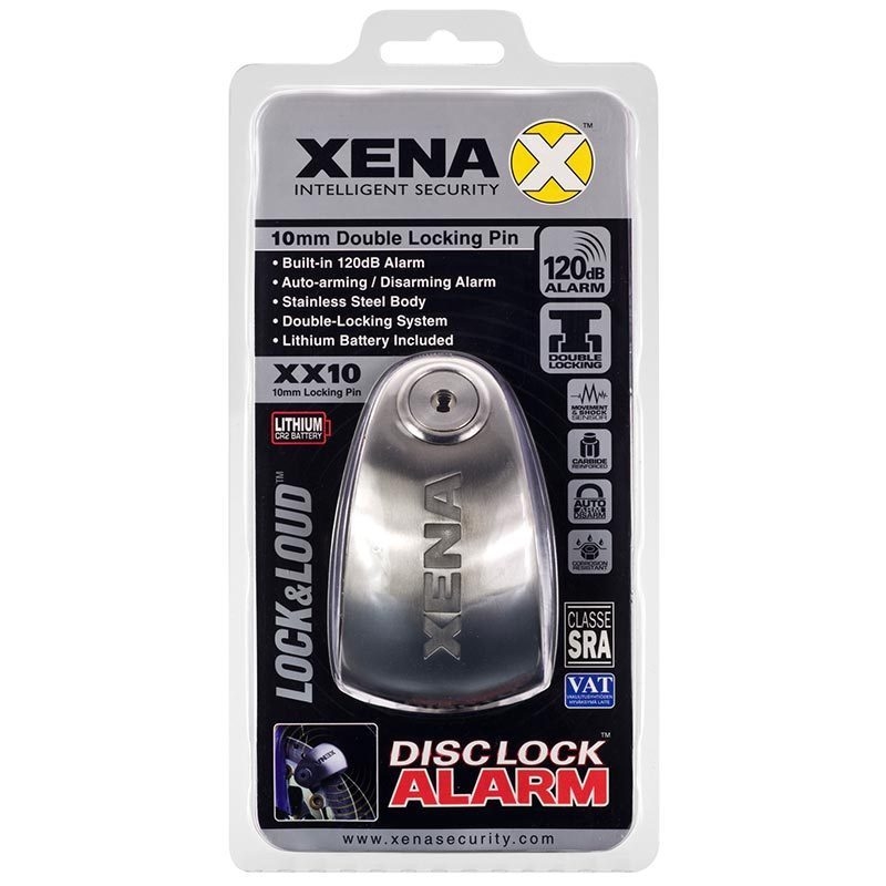 Zámek na kotoučovou brzdu XENA XX10 stříbrný