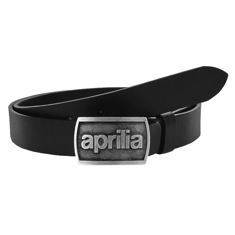 Kožený moto opasek se sponou Aprilia