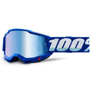 Motokrosové brýle 100% ACCURI 2 modré (modré zrcadlové plexi)