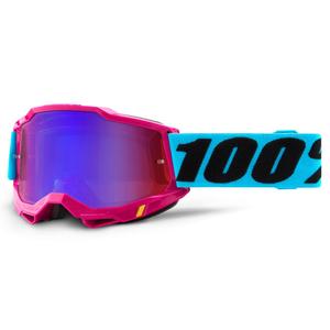 Motokrosové brýle 100% ACCURI 2 růžové (červeno-modré zrcadlové plexi)