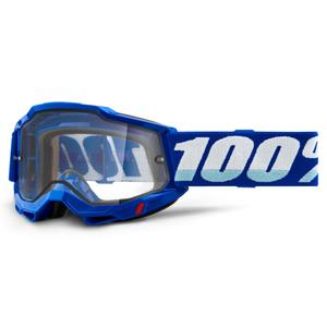 Motokrosové brýle 100% ACCURI 2 modré (dvojité čiré plexi)