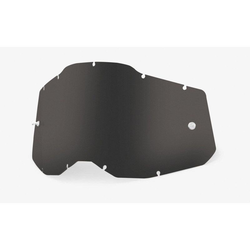 Plexi 100% Racecraft 2/Accuri 2/Strata 2 tmavě kouřové (Anti-fog)