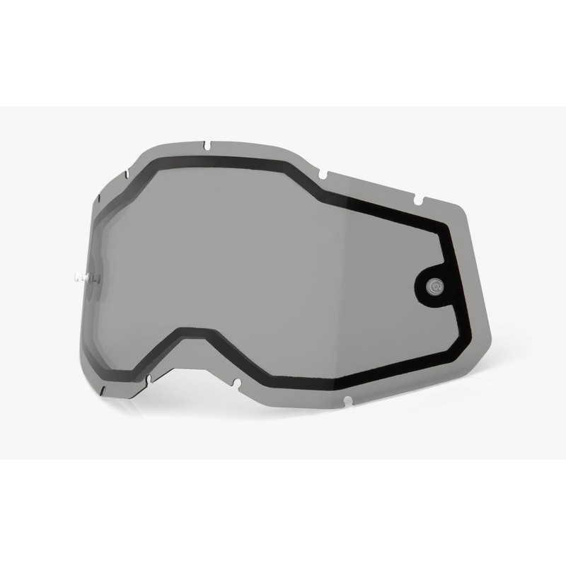 Plexi 100% Racecraft 2/Accuri 2/Strata 2 dvojité kouřové (Anti-fog)