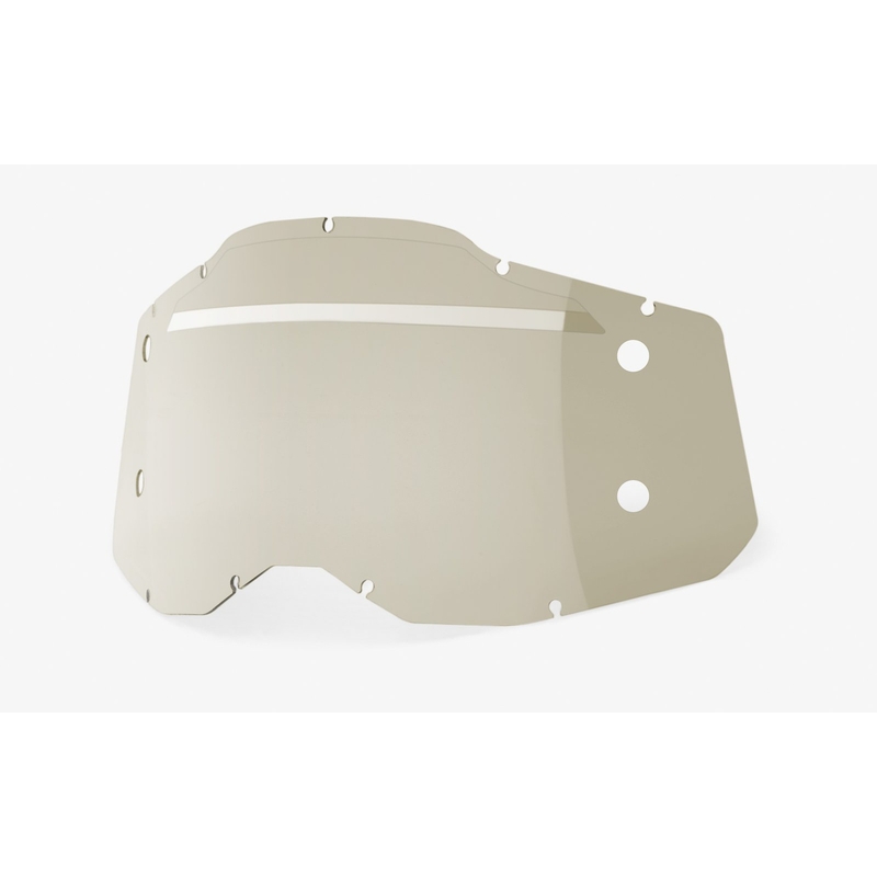 Plexi 100% Forecast Racecraft 2/Accuri 2/Strata 2 kouřové s čepy (Anti-fog)